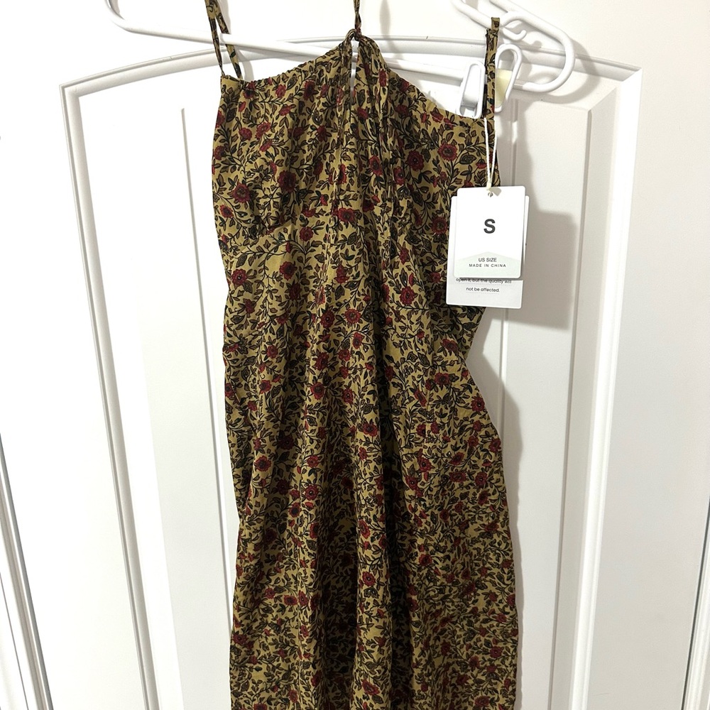 Floral mini sun dress size small - Picture 3 of 8